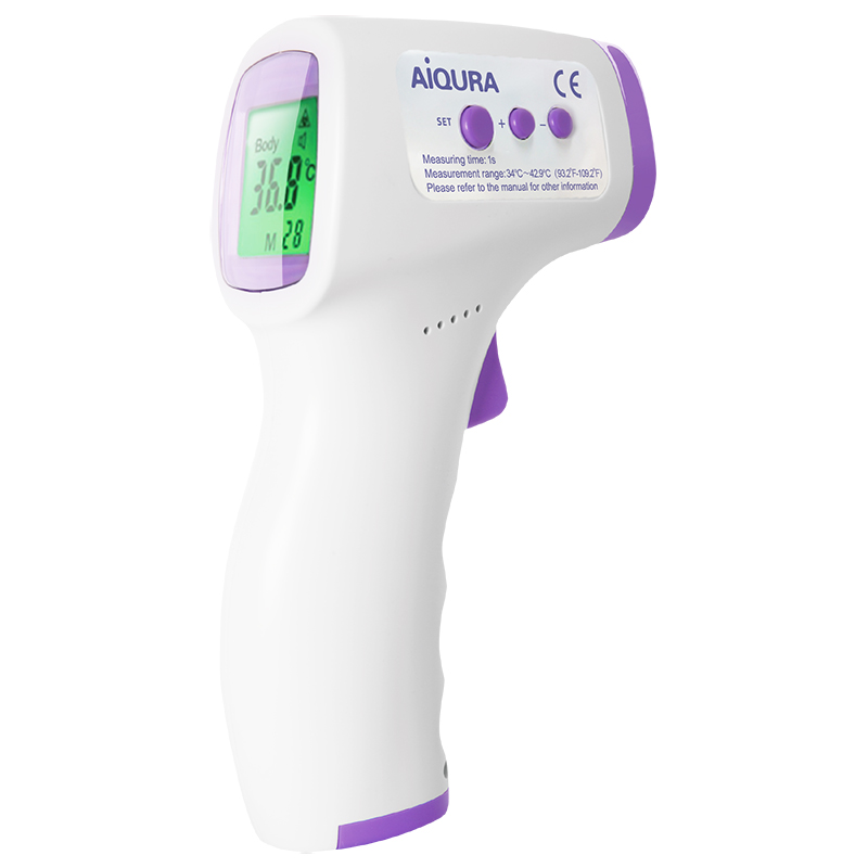 Ce Approved Medical Clinical Fever Household Head Non Contact Temperature Forehead Digital Infrared Body Thermometer